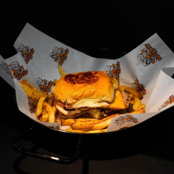 Burger smash pui