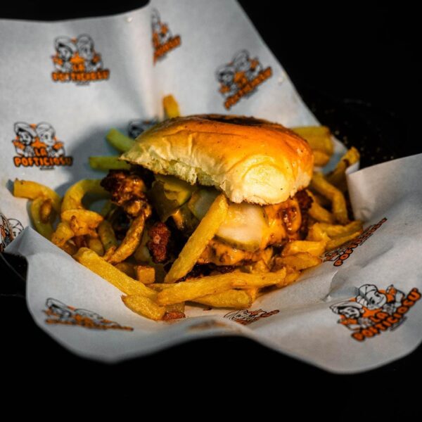 Burger smash triple